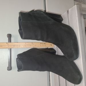 SHELLYS LONDON Black Suede Booties Size 7.5M (38)